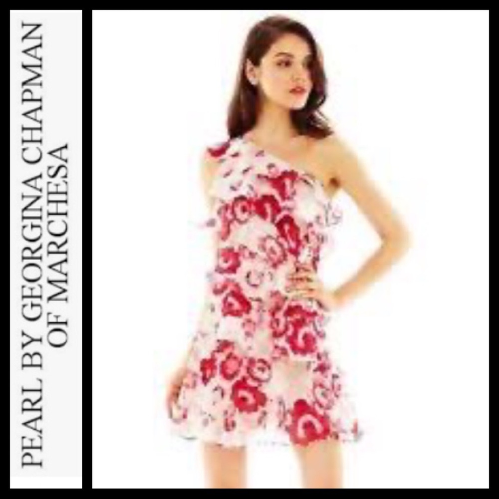 NWT Pearl by Georgina Chapman of Marchesa Ruffle Dress